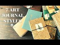 Video thumbnail for 7 Styles of Art Journaling | Detailed Journal Flip Through