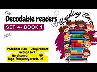 Video thumbnail for Decodable Readers Set 4- Book 1/ Jolly Phonics Group 1 to 4 sounds