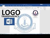 Video thumbnail for how to make a picture transparent in word 2007 | 2010 | 2013 | 2016 | 2019