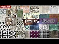 Video thumbnail for Decals Codes Tiles Textures | Decals Ids | Bloxburg ROBLOX