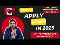 Video thumbnail for How to Apply for PGWP in Canada (2025) | Complete Tutorial + IMM5710 | Post Graduation Work Permit
