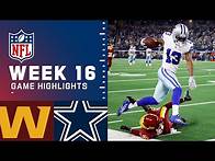 Video thumbnail for Washington Football Team vs. Cowboys Week 16 Highlights | NFL 2021