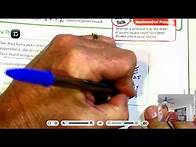 Video thumbnail for 5th grade GO Math: Lesson 8.3 Connect Fractions to Division pages 365-368
