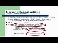 Video thumbnail for MLA Citation: How to Cite Articles