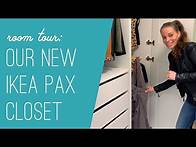 Video thumbnail for A Tour Of Our New Ikea Pax Closet