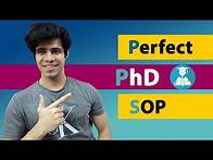 Video thumbnail for PhD/Research Statement of Purpose || Got into Stanford, MIT, Columbia || Best SOP Draft