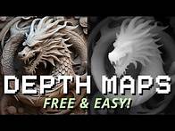 Video thumbnail for Create DEPTH MAPS from AI images for 3D LASER ENGRAVING