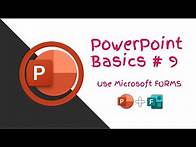 Video thumbnail for 9.How to use Microsoft Forms with PowerPoint