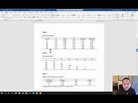 Video thumbnail for Write-Up and Tables for Hierarchical Regression