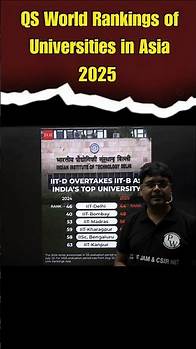 Video thumbnail for QS World University Rankings 2025: Top Universities in Asia Revealed! #pwiitjam #pw