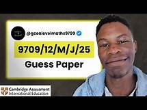 Video thumbnail for CIE 9709 Pure 1: Must-Know Questions & Guess Paper for May/June 2025