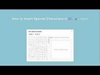 Video thumbnail for How to Insert Special Characters in Google Docs, Slides, and Drawings