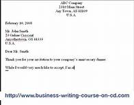 Video thumbnail for Writing a Business Letter: A Step-By-Step Formatting Guide