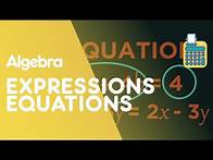 Video thumbnail for Expressions, Equations, Formulae & Identities | Algebra | Maths | FuseSchool