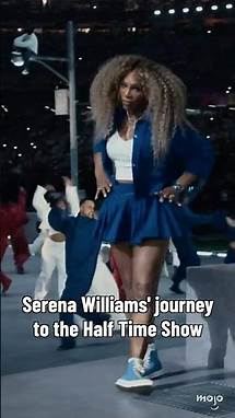Video thumbnail for Serena Williams' Journey to the Super Bowl Half Time Show 2025