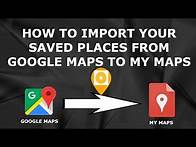 Video thumbnail for [SOLVED!] How to IMPORT YOUR SAVED PLACES from Google Maps to My Maps