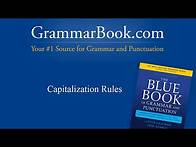 Video thumbnail for Capitalization Rules