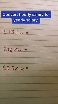 Video thumbnail for Maths Hacker (@mathshacker) - How to convert hourly salary to yearly salary! #math #maths #mathematics #mathstrick #mathshacker