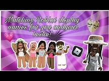 Video thumbnail for 10 Matching Roblox Display Names for you and your bestie! 👭💗 || aruiiella