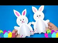 Video thumbnail for Easy Paper Crafts | How to Make a Paper Bunny Rabbit | Easter Crafts