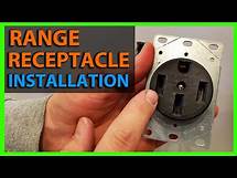 Video thumbnail for How To Install a Range Receptacle or Outlet - Flush Mount 50 Amp 4 Wire