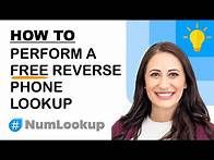 Video thumbnail for How to Perform a Free Reverse Phone Lookup