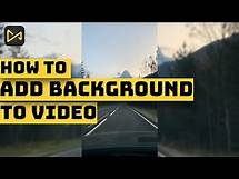 Video thumbnail for How to Add Background to Video(in 1 Minute)