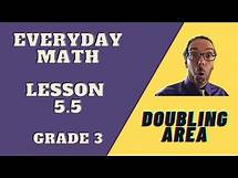 Video thumbnail for Lesson 5.5 - Doubling Area - Grade 3 Everyday Math