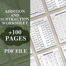 Video thumbnail for Addition and Subtraction Worksheet, 1st Grade Math Bundle, Busy Book Printable, Math Sheets, Homeschool Activity Pages, Instant Download PDF - Etsy