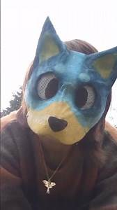 Video thumbnail for dance mode!!!!! i made a bluey mask #therian #antizoo