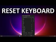 Video thumbnail for How To Reset Windows 11 Keyboard to Default Settings