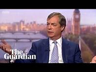 Video thumbnail for Nigel Farage blasts BBC for being 'ridiculous' and 'ludicrous' on Andrew Marr show