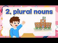 Video thumbnail for 2. Plural Nouns | Basic English Grammar for Kids | Grammar Tips