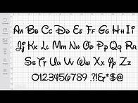 Video thumbnail for Disney Font Svg Free Cut File for Cricut