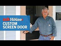 Video thumbnail for How to Build and Hang a Custom Screen Door | Ask This Old House