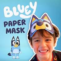 Video thumbnail for Make a Bluey paper mask!