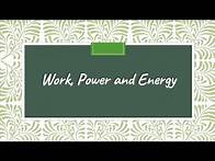 Video thumbnail for Work Power and Energy by Science Matters for Grade 8 Science