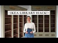 Video thumbnail for IKEA Billy Bookcase Hack | DIY Library Built-Ins with Face Frame, Doors, & Picture Lights!