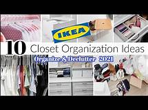 Video thumbnail for 10 IKEA Closet Organization Ideas You Need / Declutter + Organize With Me 2021 \ Home Organizing