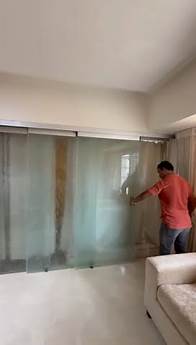 Video thumbnail for sliding door without bottom track frameless