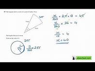 Video thumbnail for Edexcel GCSE Maths past papers November 2022 Non calculator Paper 1 Higher Q15