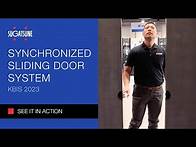 Video thumbnail for SDR Soft-Close Synchronized Sliding Door System