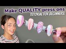 Video thumbnail for HOW TO: Make CUSTOM Press On Nails | Kiara Sky Nails Gelly Tip Press On Tutorial 💜🌸
