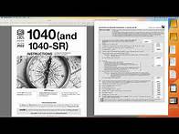 Video thumbnail for How to use Social Security Benefits Worksheet—Lines 6a and 6b of 1040 SR