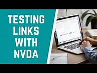 Video thumbnail for Testing Links with NVDA Screen Reader