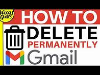 Video thumbnail for How to permanently delete and remove an email in Gmail