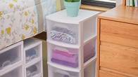 Video thumbnail for Sterilite 3 Drawer Cart Plastic, White