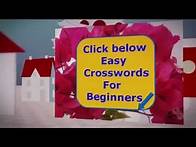 Video thumbnail for free easy crosswords