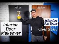 Video thumbnail for Interior Door Makeover l Cheap & Awesome! 4K