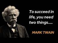 Video thumbnail for Mark Twain's Most Memorable Quotes: Wisdom from America's Literary Icon